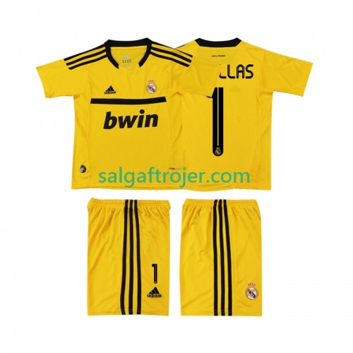 Real Madrid CASILLAS 1 2011 2012 Fodboldtrøjer Målmand Børn Retro Hjemmebanesæt Kort ærmer Real Madrid CASILLAS 1 2011 2012 Fodboldtrøjer Målmand Børn Retro Hjemmebanesæt Kort ærmer